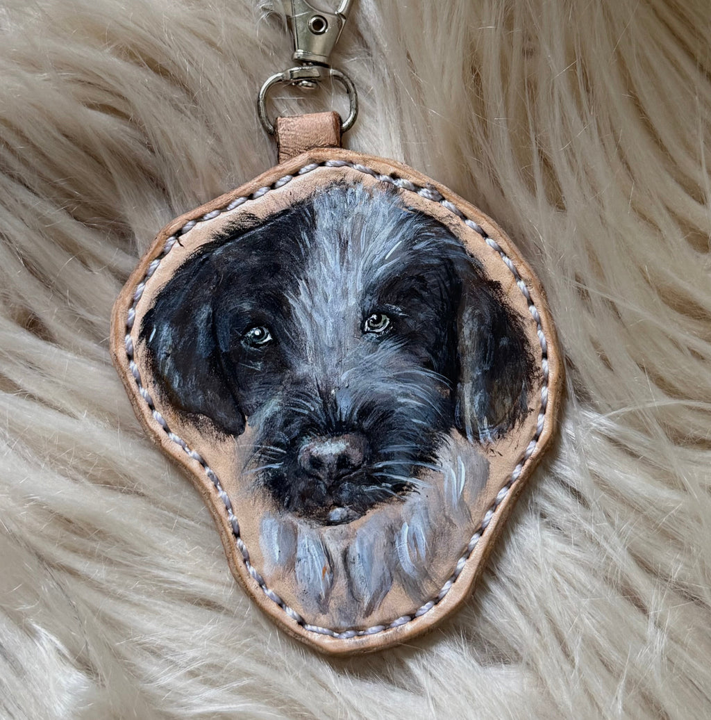 Hand Painted Pet Keychain