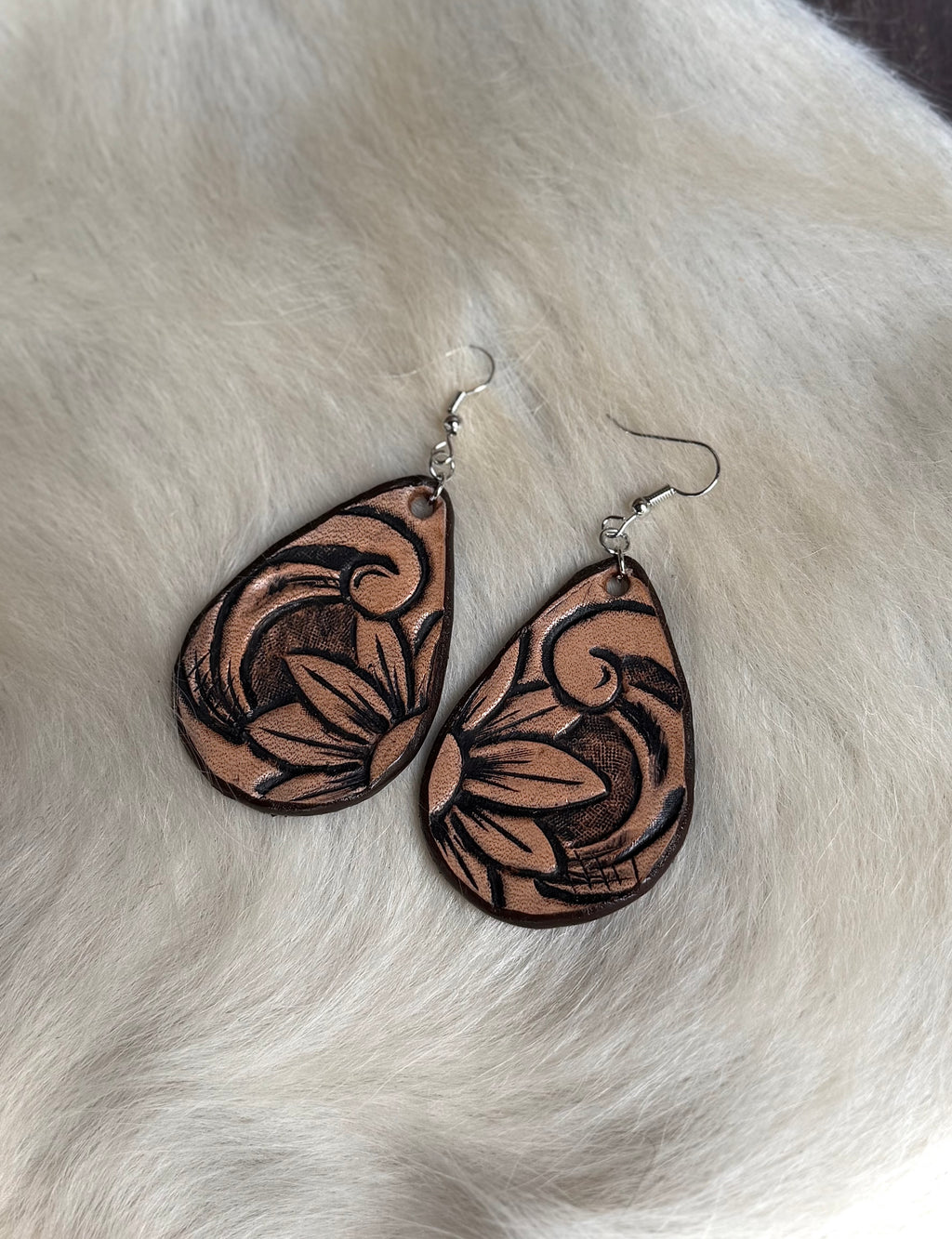 Tooled Earrings