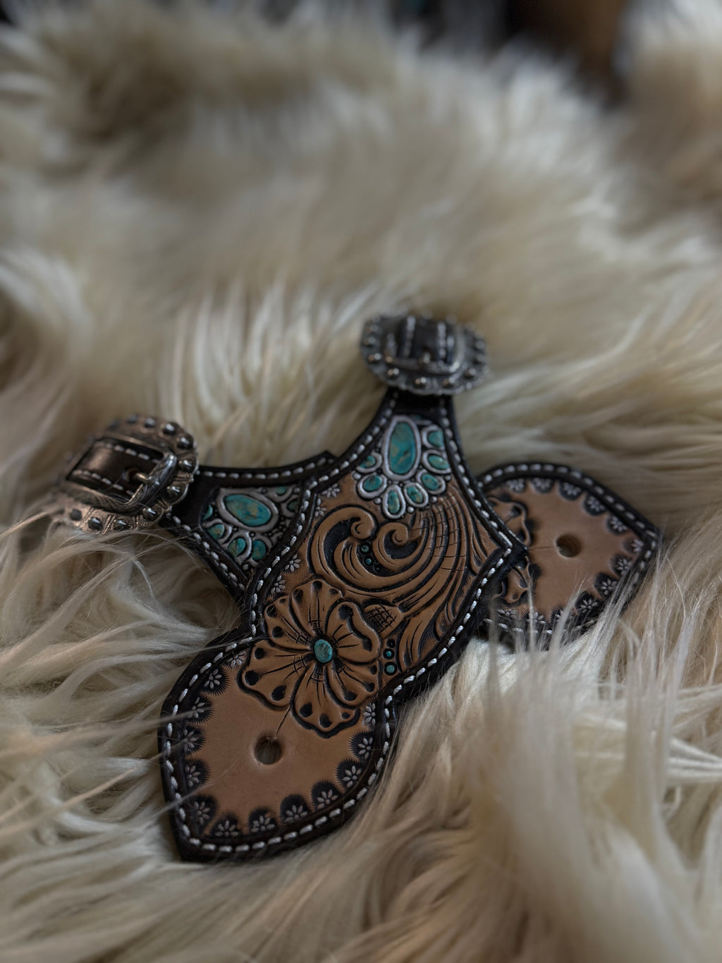 Turquoise Spur Straps