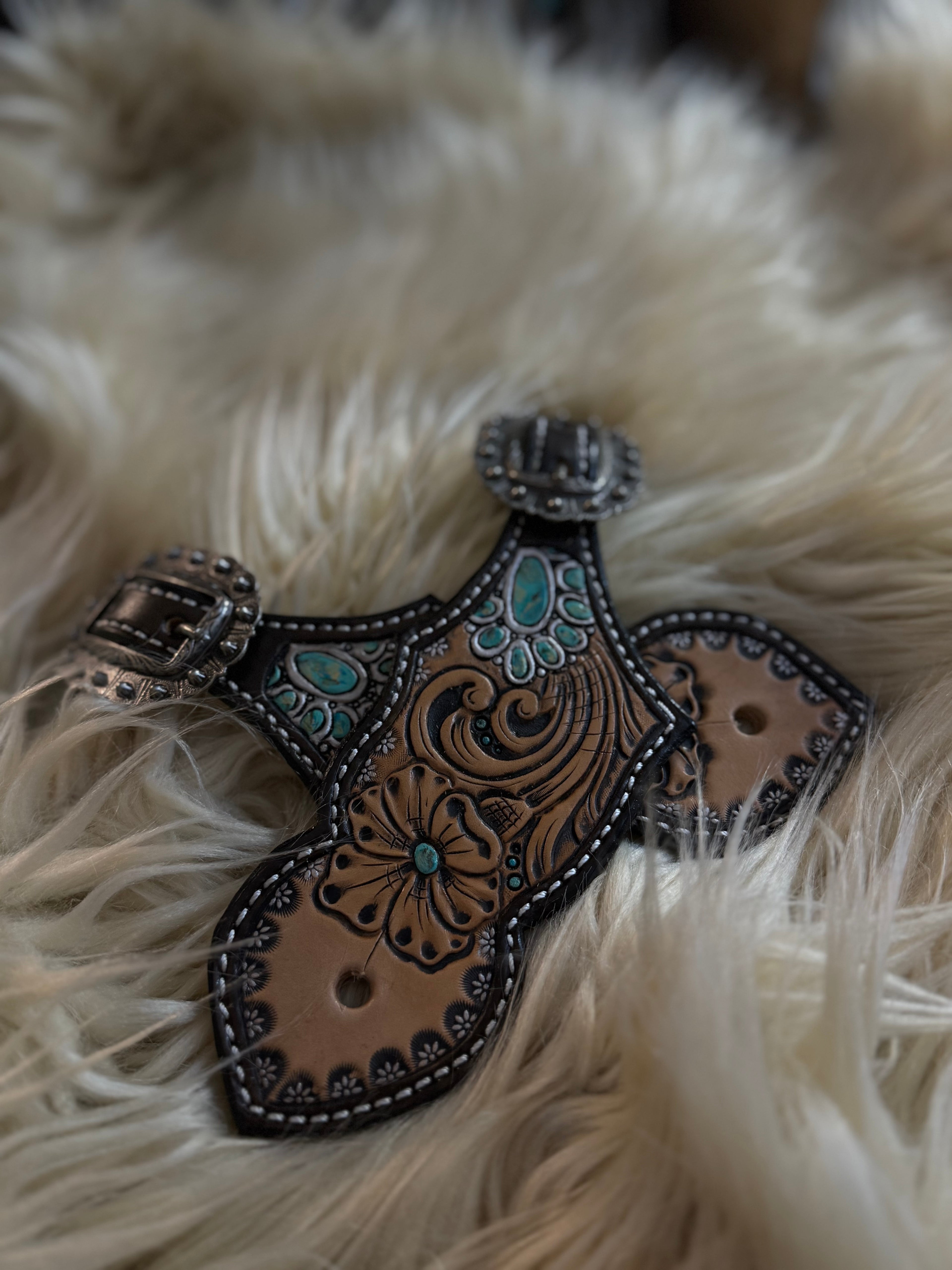Turquoise Spur Straps
